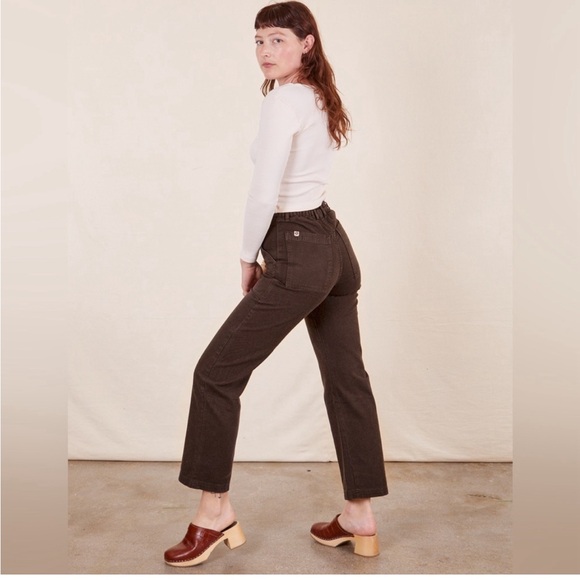 NWOT BBP Work Pants in Espresso, S - Picture 3 of 14